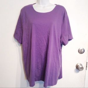 🌟5 for $25🌟 PLUS SIZE Basic Purple Tee Shirt